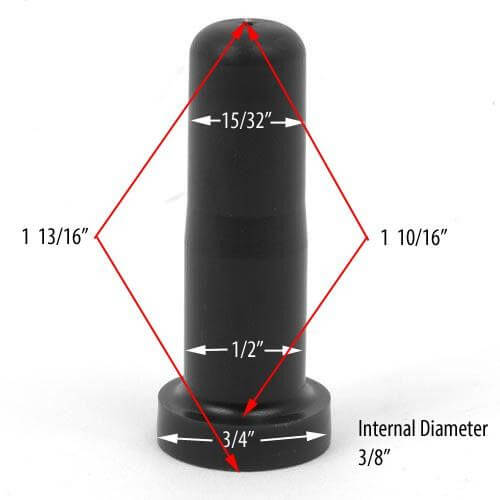 Low-Profile Grip Neck Stem Bed Glides with Insert Plugs