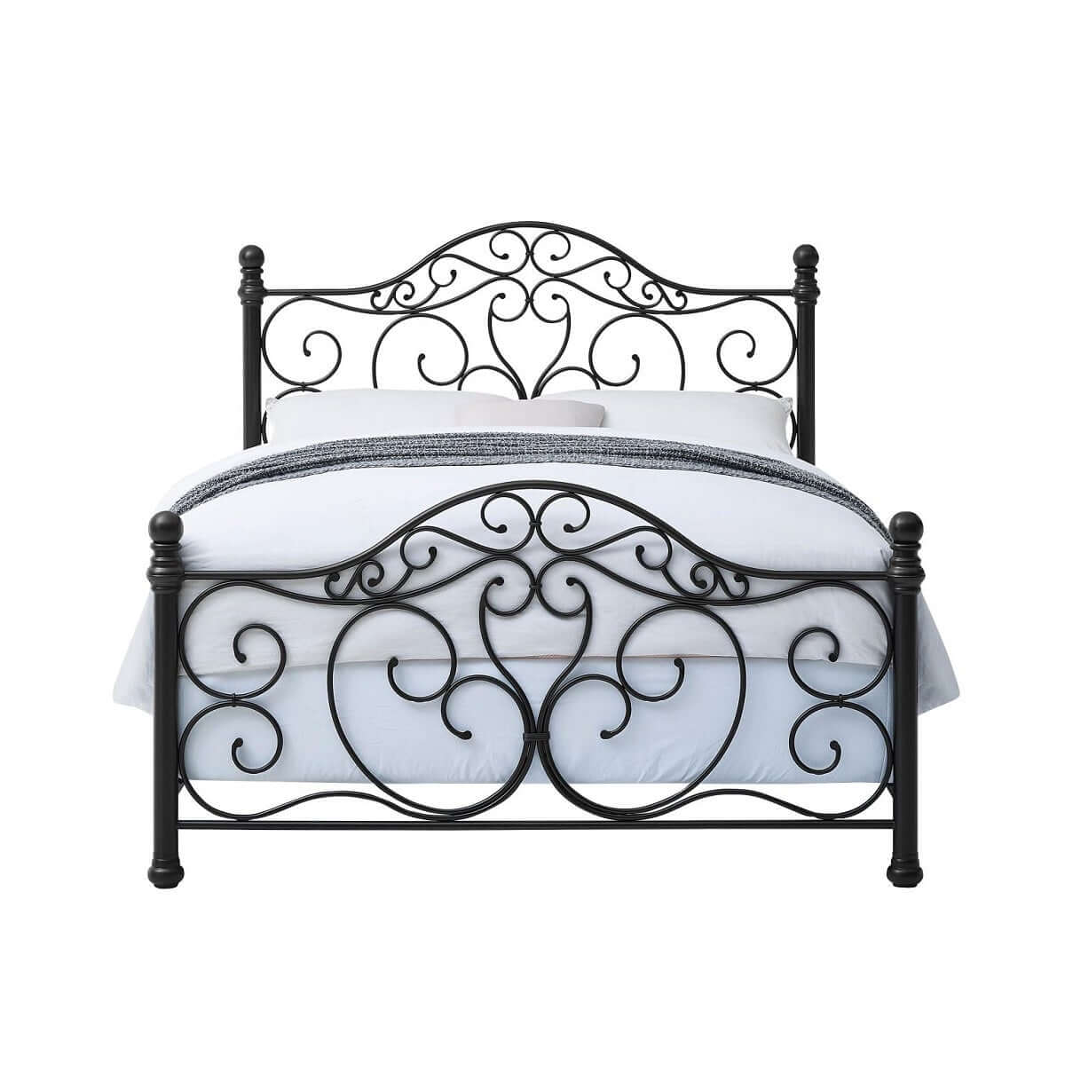 Ellis Scroll Metal Bed Frame