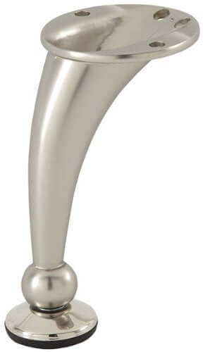 4-1/2" Foot, T621-115, zinc, nickel matt DISCONTINUED