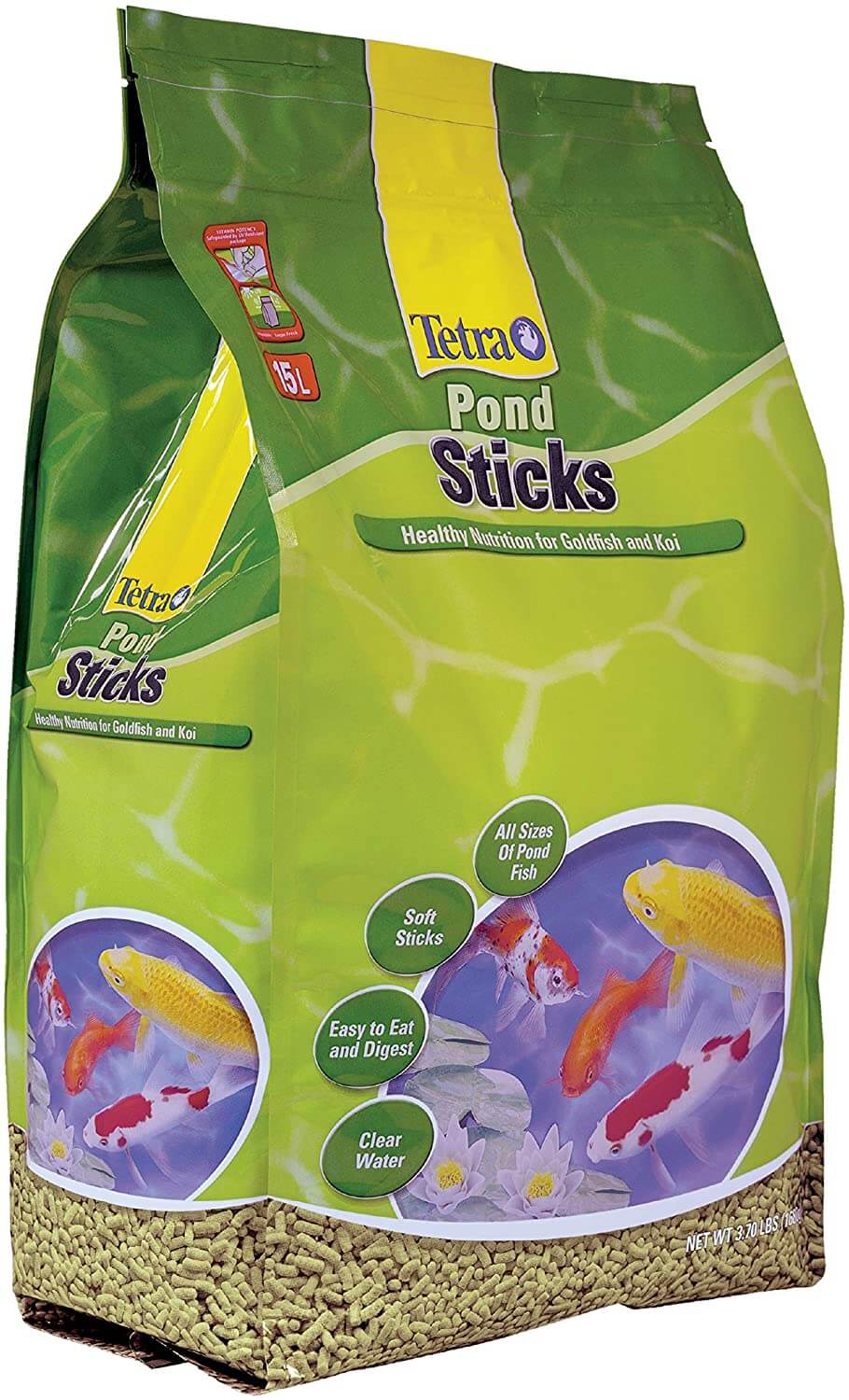 Tetra Pond Pond Sticks, Pond Fish Food, for Goldfish and Koi, 3.70 Pounds (16484)