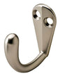 1.57 in. Coat Hook in Matte Nickel