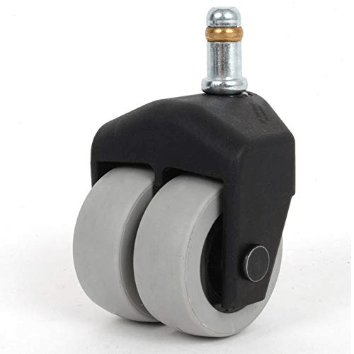 Office Chair/Desk Chair Caster, 7/16" x 7/8" Grip Stem, Set of 5