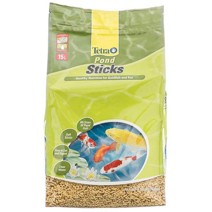 Tetra Pond Pond Sticks, Pond Fish Food, for Goldfish and Koi, 3.70 Pounds (16484)