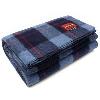 Classic Plaid Wool Blanket