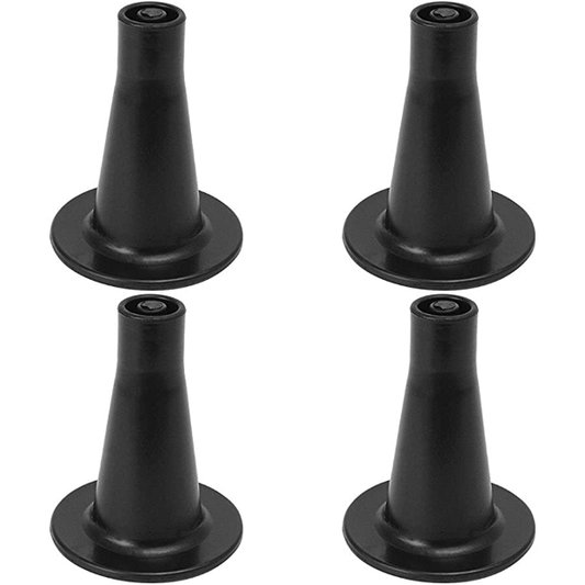 Leg Daddy 3-5/8" Tall Cone Shaped Replacement Bed Frame Feet, Set of 4