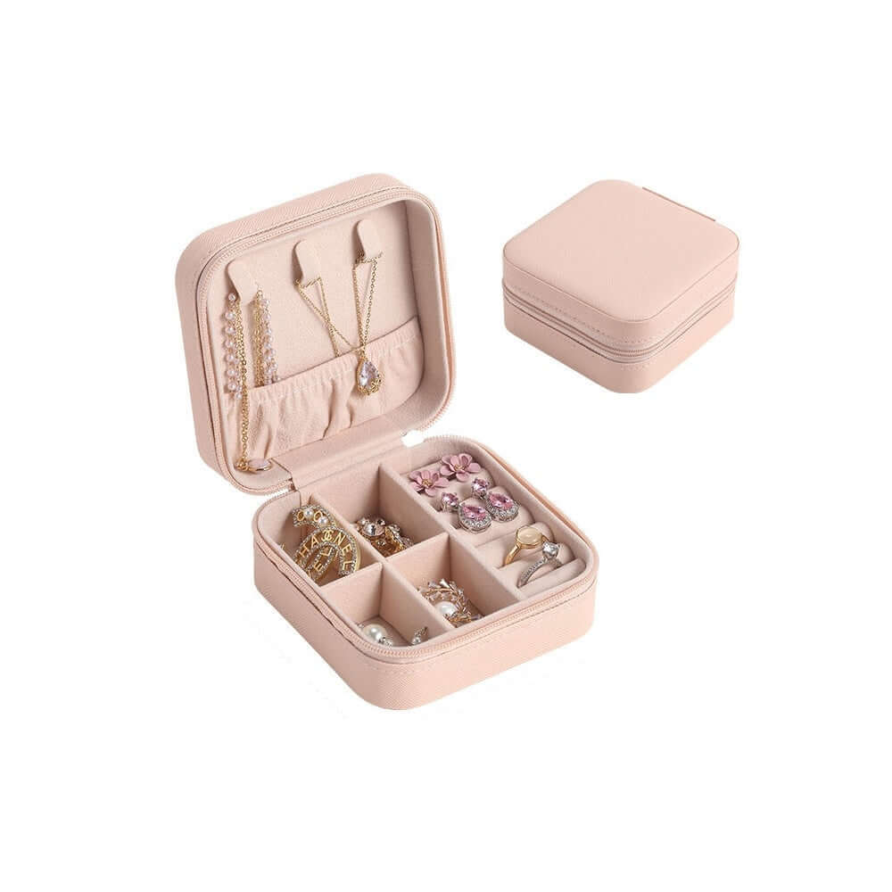 Small Travel Jewelry Organizer Storage Container Box