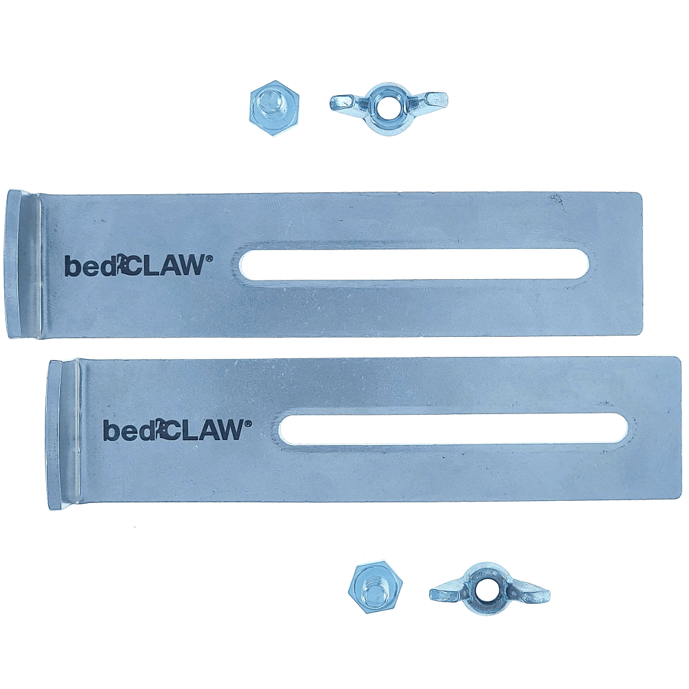 BedClaw HD Mattress Retainer Bracket, Set of 2