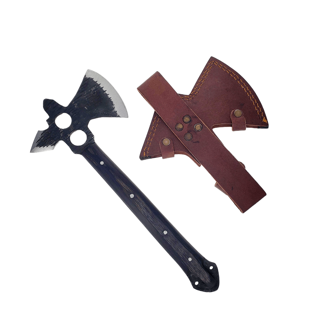 Hand-Forged Carbon Tomahawk Axe