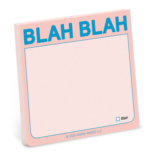 Pastel Blah Blah Sticky Notes