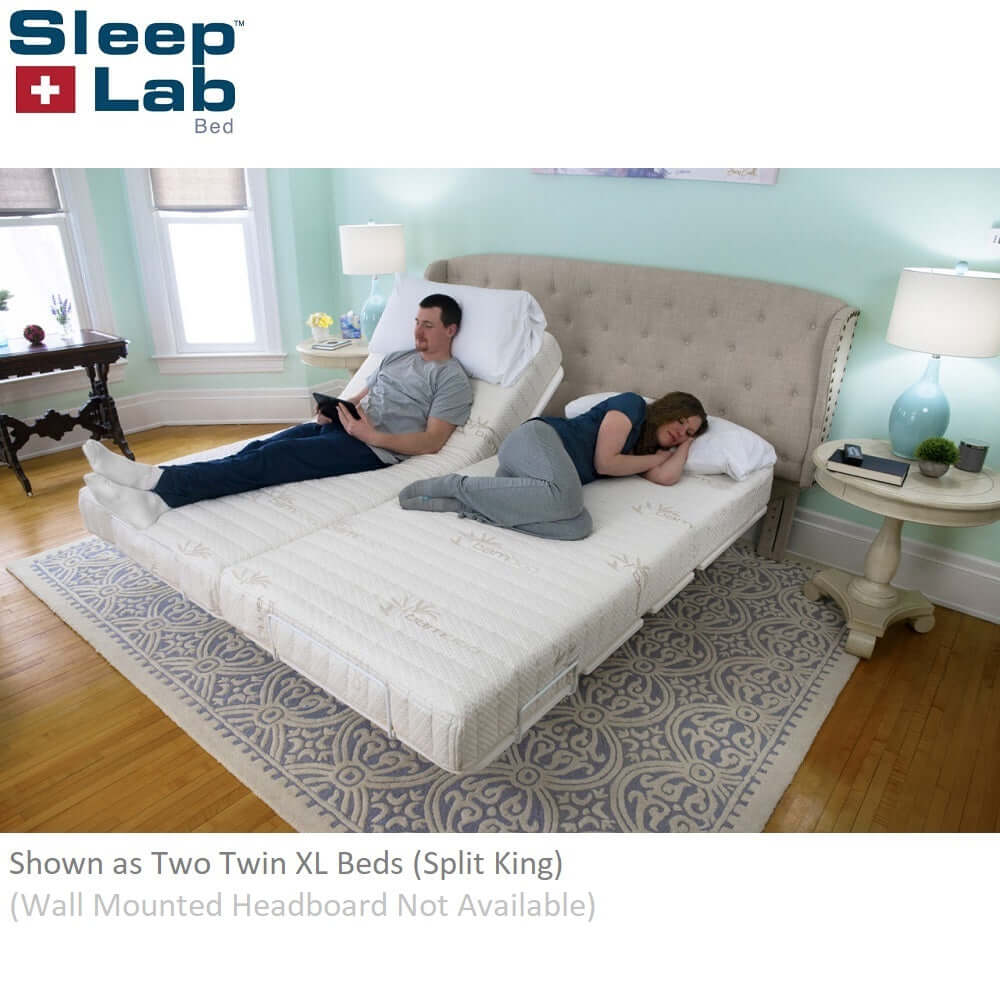 SleepLab Bed 750X-2F Super Heavy Duty Head and Foot Adjustable Bed Base